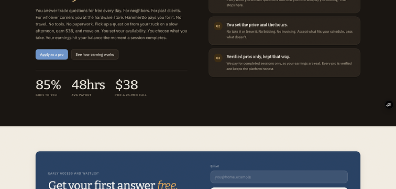 The other side of the marketplace